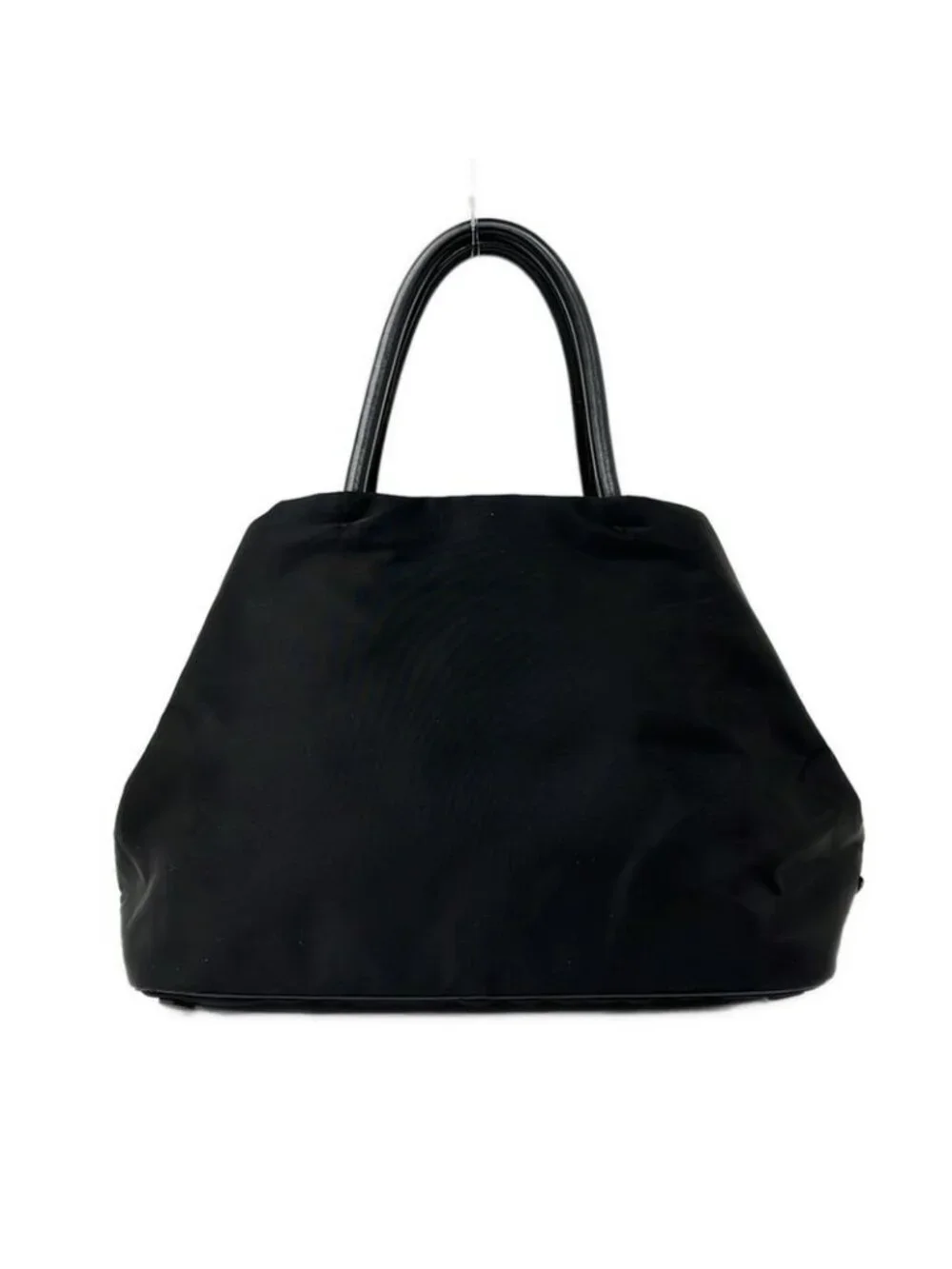 Prada Tote Logo Jacquard Black Ribbon Leather - Picture 3 of 10